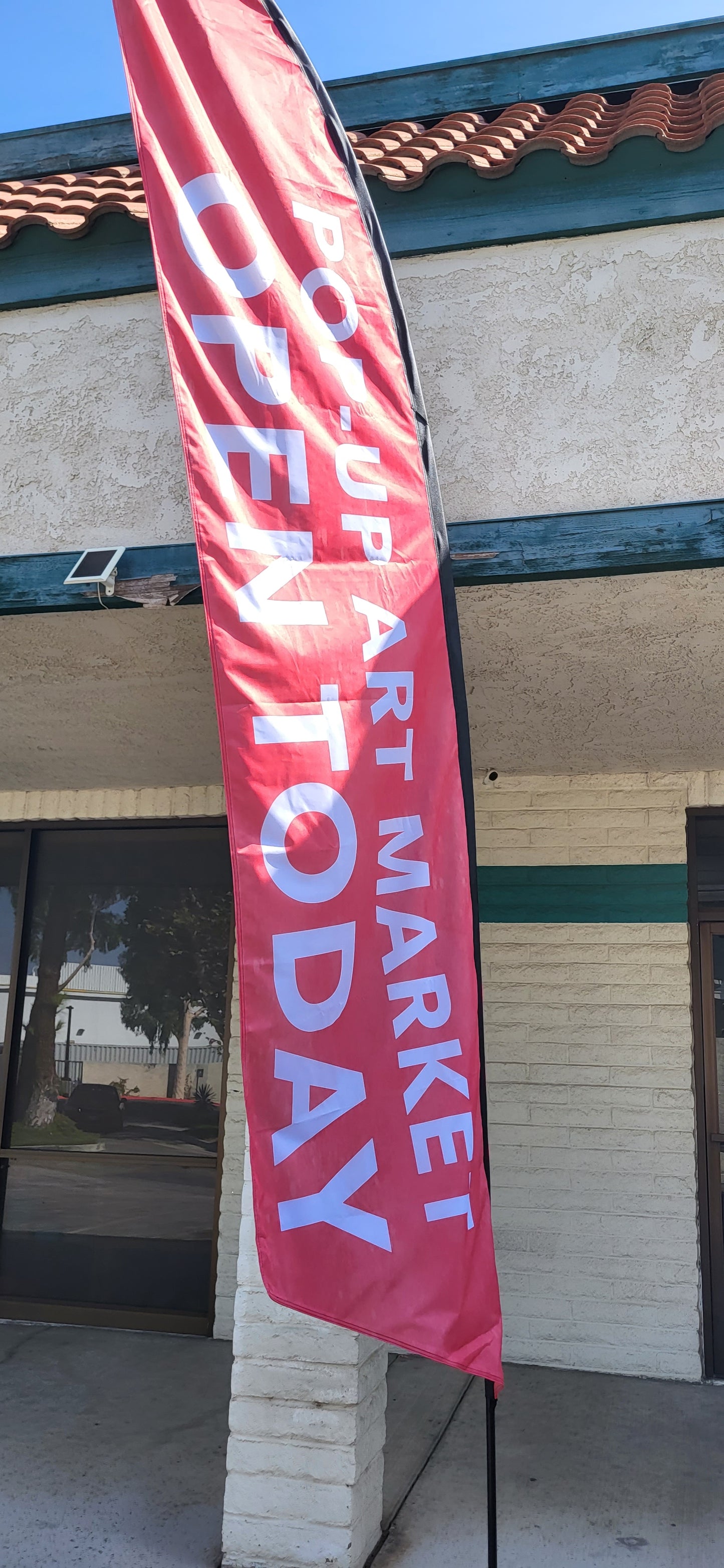 14ft Double Sided Feather Angled Flag