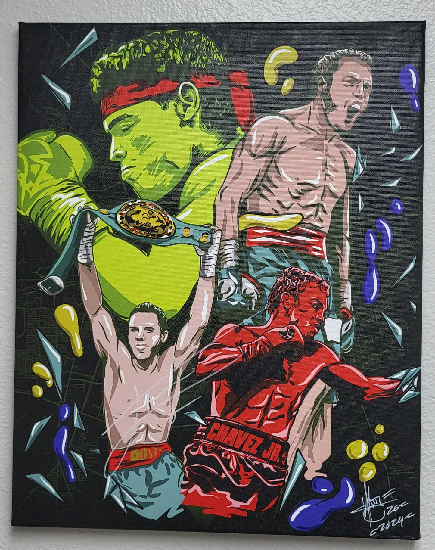 Julio Cesar Chavez Jr Canvas print